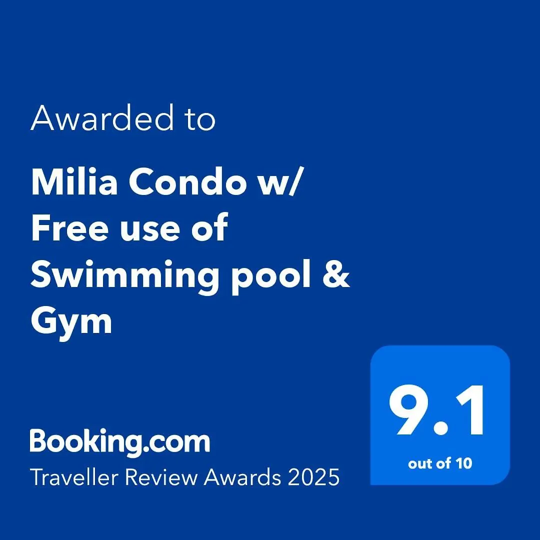 Milia Condo W/ Free Use Of Swimming Pool & Gym Manila Philippines